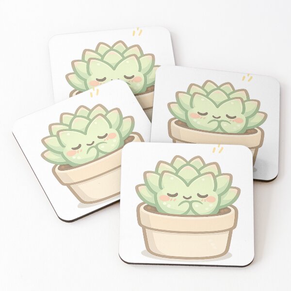 Item preview, Kawaii Succulent Mood: Shy designed and sold by KtacoYellow.