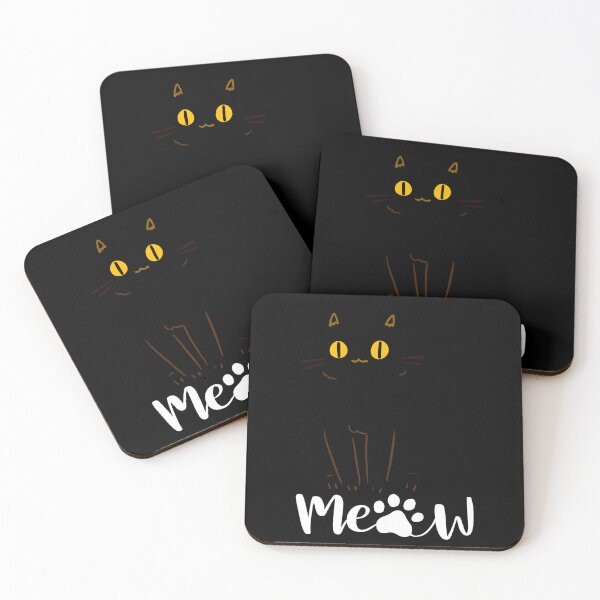 Item preview, Midnight Meow – Cute Black Cat Minimalist Design designed and sold by Karim-Karem.