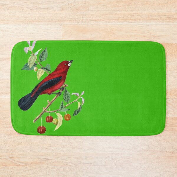 Item preview, Ramphocelus Bird Illustration by Paul Gervais | Vintage Nature Art Print designed and sold by Analog Aura .