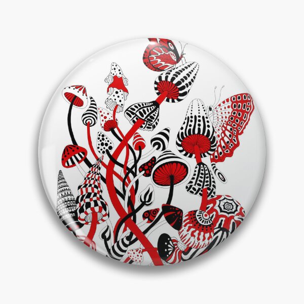 Item preview, Red and Black Mushrooms designed and sold by Ruta.