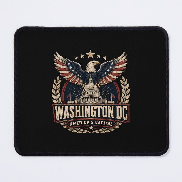 Item preview, Washington DC Americas Capital Patriotic Eagle designed and sold by Fenay Designs.