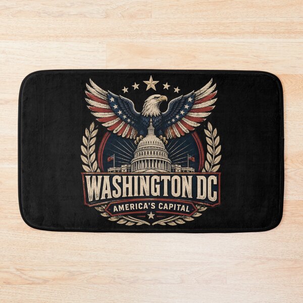 Item preview, Washington DC Americas Capital Patriotic Eagle designed and sold by Fenay Designs.