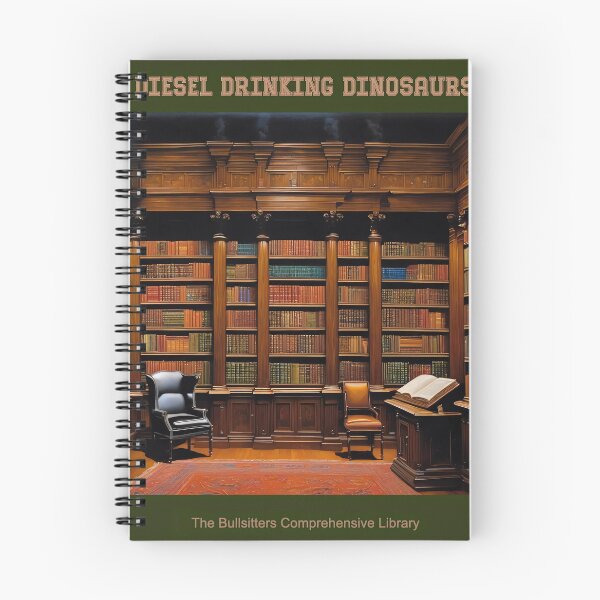 Item preview, Library designed and sold by Diesel Drinking Dinosaurs.