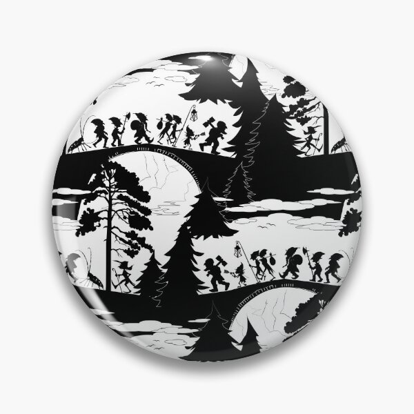 Item preview, march of the dwarves - black and white designed and sold by kobyakov.