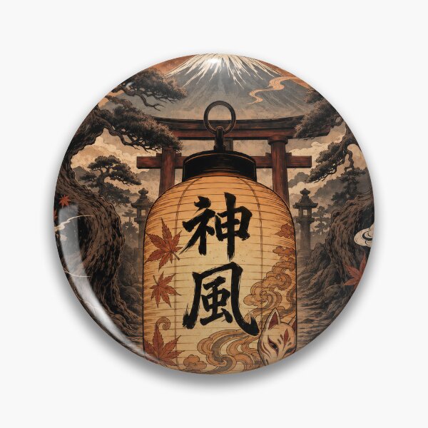 Item preview, Traditional Japanese Chochin Lantern - Autumn Moon & Fujisan Art designed and sold by FIRASs19.