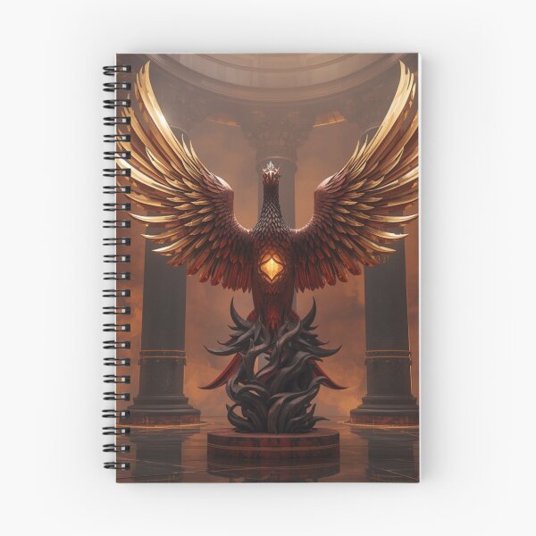 Item preview, Crimson Phoenix Resurrection - Eternal Resurgence Statue designed and sold by THEARTCURATİON .