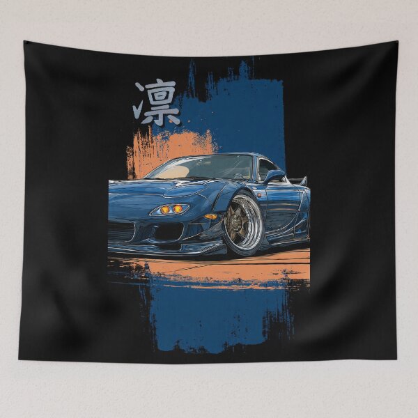 Item preview, Mazda RX-7 FD3S Drift culture JDM Japanese Art designed and sold by AGED Limited.
