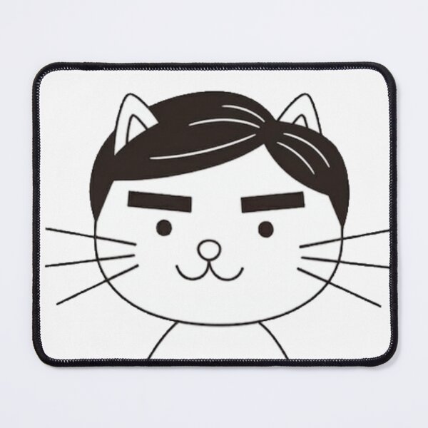 Item preview, Dapper Cat with Bold Brows designed and sold by Komatoya.