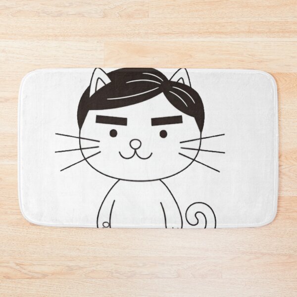Item preview, Dapper Cat with Bold Brows designed and sold by Komatoya.