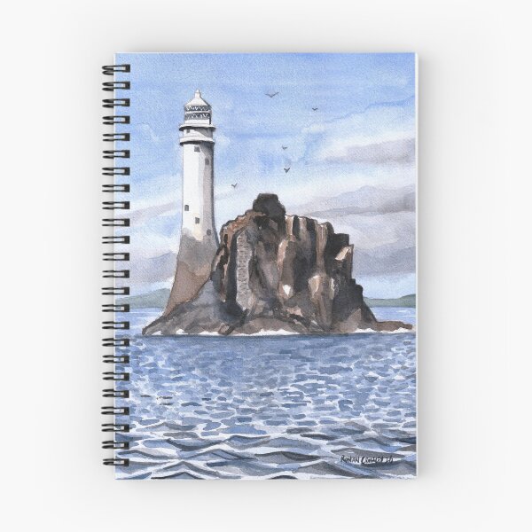 Item preview, Fastnet Lighthouse, Co. Cork, Ireland. Watercolor on 29.7x21cm paper. designed and sold by crowleyronan123.