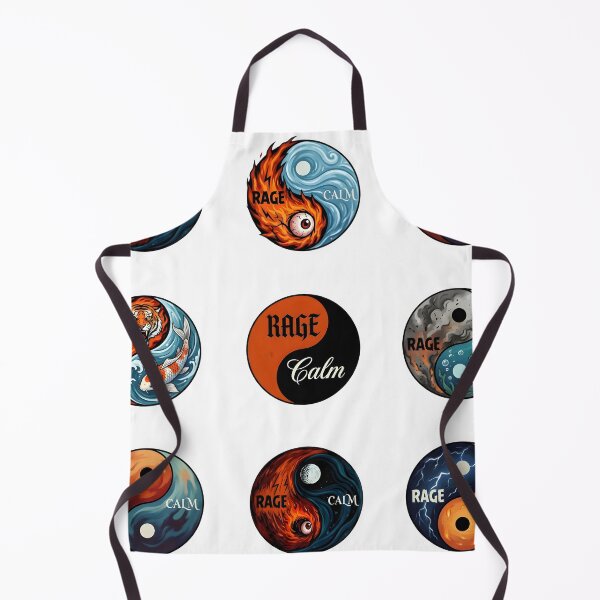 Item preview, Rage & Calm Yin Yang Art – Spiritual Balance Graphic Design Collection designed and sold by SideKickCreates.