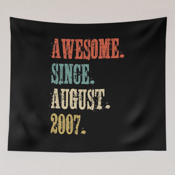 Item preview, Awesome Since August 2007 Born 11 Eleven Birthday designed and sold by Basti09.