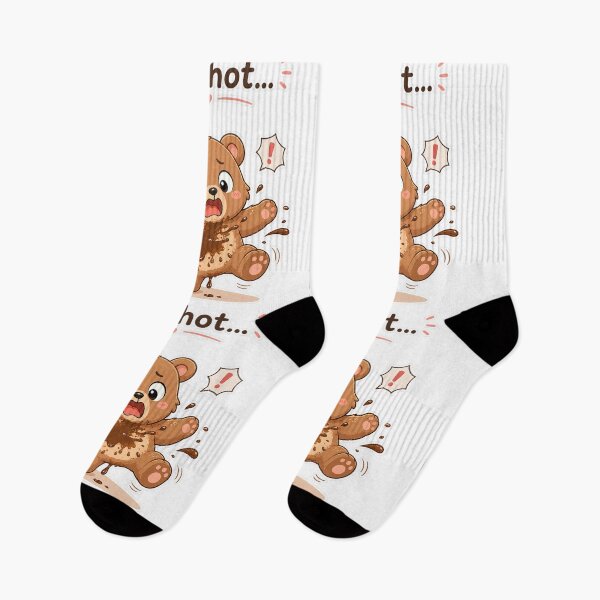Item preview, Bear Coffee Spill Too Hot Morning Chaos Moment designed and sold by Sadia  Jannat.