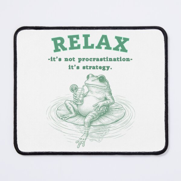Item preview, Chill Frog Drinking Cocktail Funny Relax Quote designed and sold by Szpaku desart .