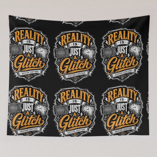 Item preview, Reality Is Just A Glitch designed and sold by NeuralDraft.