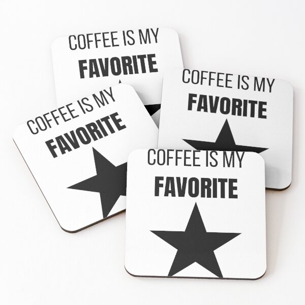 Item preview, Coffee Is My Favorite Funny Coffee Lover Simple T-Shirt designed and sold by VioletCreatives.
