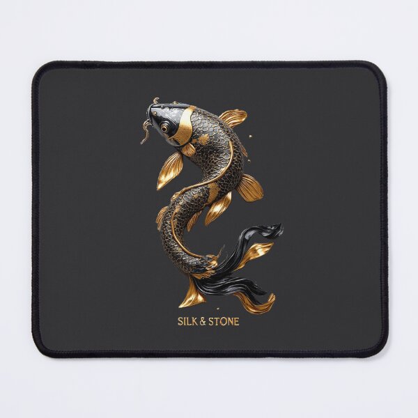 Item preview,  Silk & Stone - The Obsidian Koi High-End 3D_ Edition_02 designed and sold by Shift-Bloom.