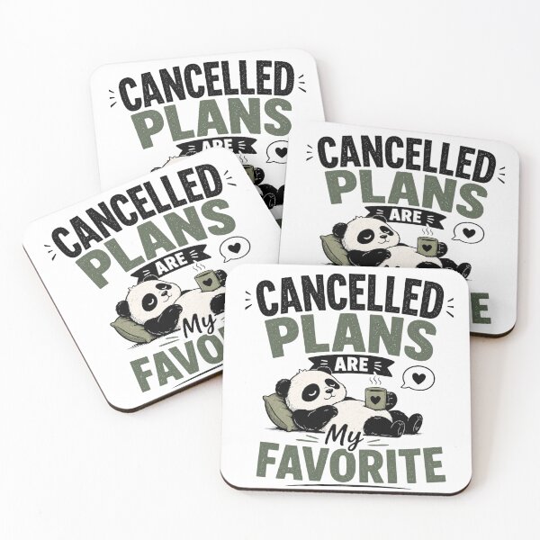 Item preview, Cancelled Plans Are My Favorite Funny Introvert Quote T-Shirt Meme Design designed and sold by MrDev.