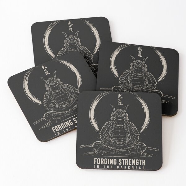 Item preview, Forging Strength In The Darkness Stoic Samurai designed and sold by SSVSTICKERS.