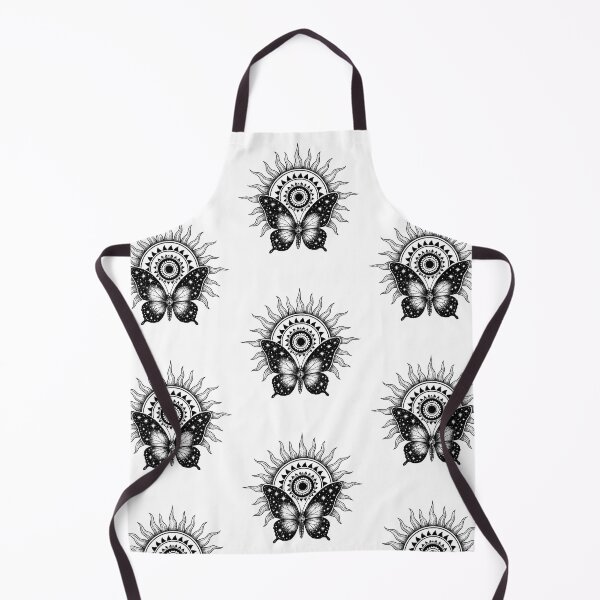 Item preview, Sacred Sun Butterfly Spiritual Line Art Design designed and sold by ALWAHO.