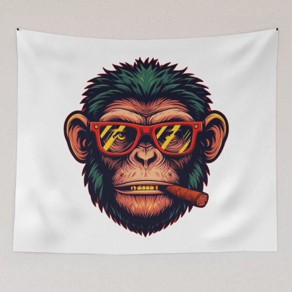 Item preview,  Urban Ape - Cool Monkey with Sunglasses & Cigar designed and sold by A-M-G-Shop.