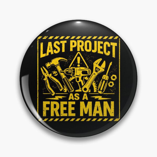 Item preview, Last Project as a Free Man - JGA warning sign designed and sold by Pineapple-Tree.
