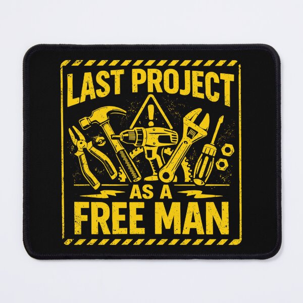 Item preview, Last Project as a Free Man - JGA warning sign designed and sold by Pineapple-Tree.