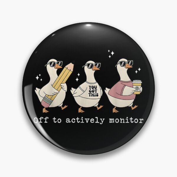 Item preview, Funny Walking Ducks Off To Actively Monitor Relatable Workplace Supervisor Humor designed and sold by MariCanal.