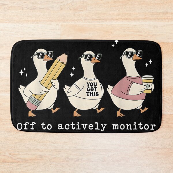 Item preview, Funny Walking Ducks Off To Actively Monitor Relatable Workplace Supervisor Humor designed and sold by MariCanal.