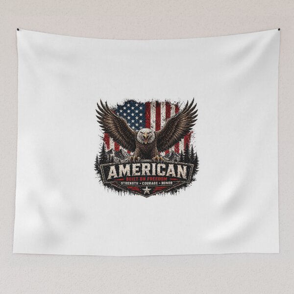 Artikelvorschau, 250 Anniversary of the USA - American Eagle – Built on Freedom Sticker entworfen und verkauft von Collins Design.