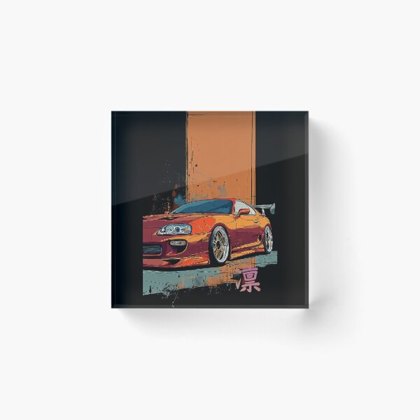 Artikelvorschau, Toyota Supra MK4 Driftkultur im japanischen Kunststil. entworfen und verkauft von AGED Limited.