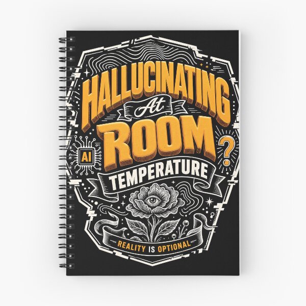 Item preview, Hallucinating At Room Temperature designed and sold by NeuralDraft.