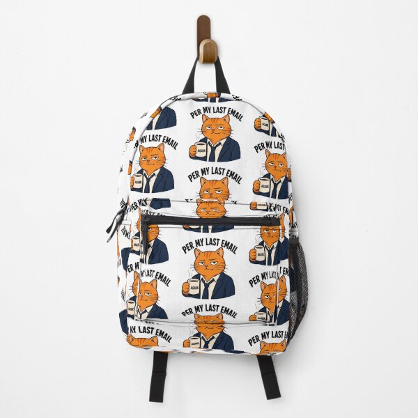 Item preview, Grumpy Orange Cat Suit Coworker Office Humor Gift designed and sold by Gentlestate.