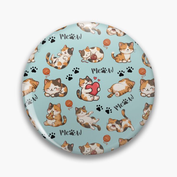 Item preview, Cute Cats Seamless pattern designed and sold by SmallDart Creations.