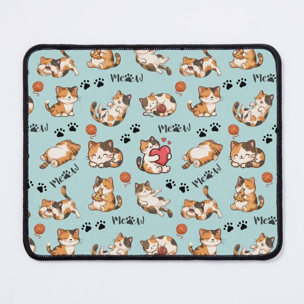 Item preview, Cute Cats Seamless pattern designed and sold by SmallDart Creations.