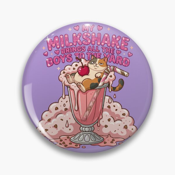 Item preview, Chonky Cat Milkshake Pop Culture Humor designed and sold by Pop Rewind HQ.