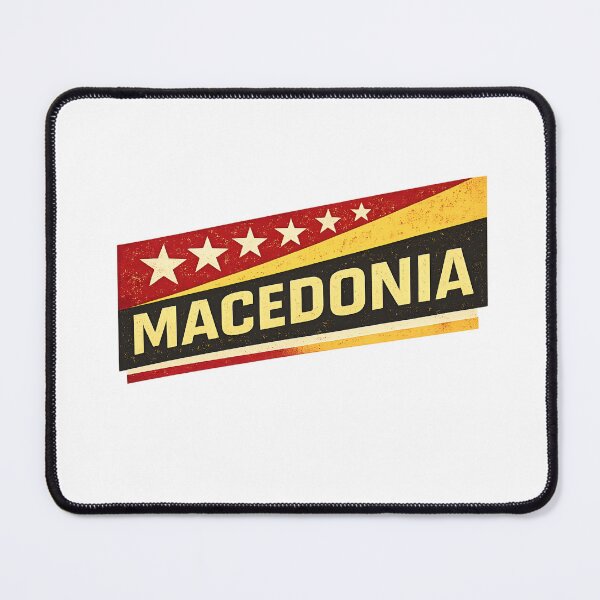Item preview, Macedonia Retro Star Emblem designed and sold by FlatlineArtCo.