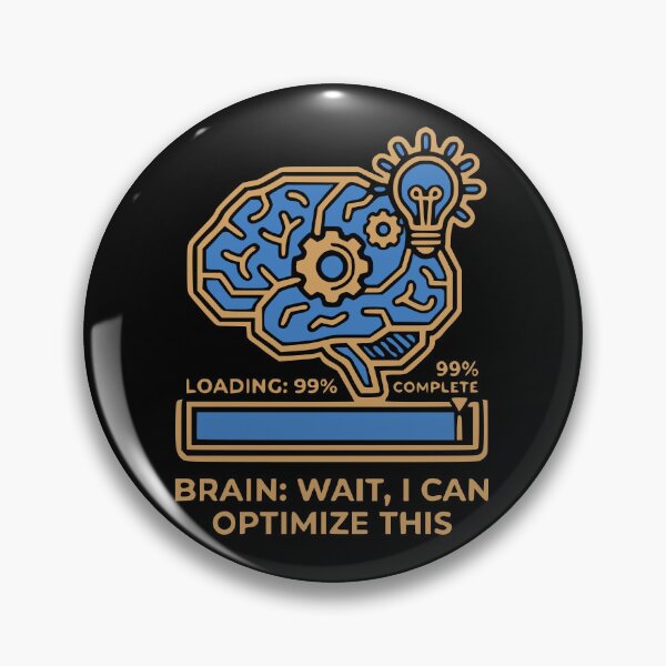 Item preview, Productivity Brain Optimize Workflow Funny Idea designed and sold by Ixnor.