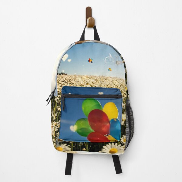 Item preview, Girl with Colorful Balloons in Daisy Field designed and sold by NadinGerasi.