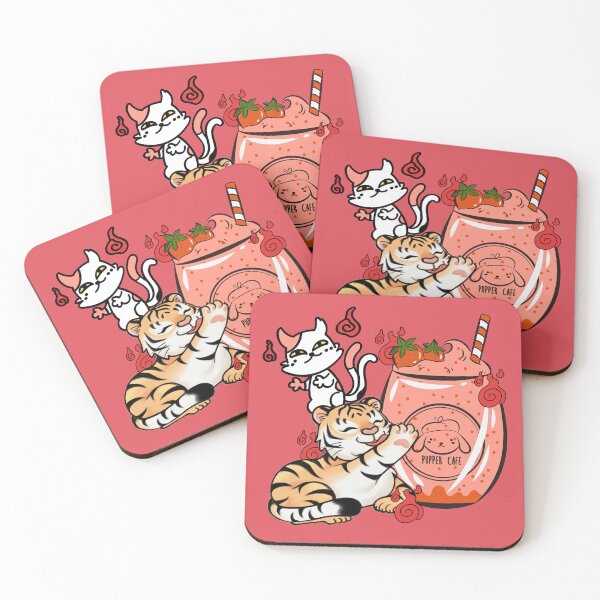 Item preview, Kawaii Tiger and Nekomata Strawberry Cafe designed and sold by Kanniax.