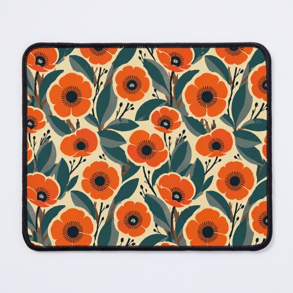Item preview, Bold 70s Floral Print for Home Refresh designed and sold by mittie101.