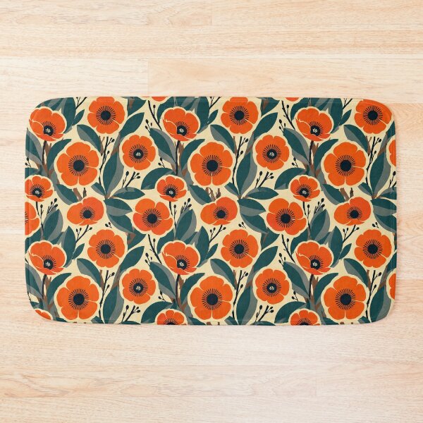 Item preview,  Bold 70s Floral Print for Home Refresh designed and sold by mittie101.