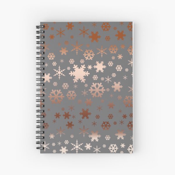 Item preview, Elegant rose gold snowflake pattern designed and sold by NaughtyCat.