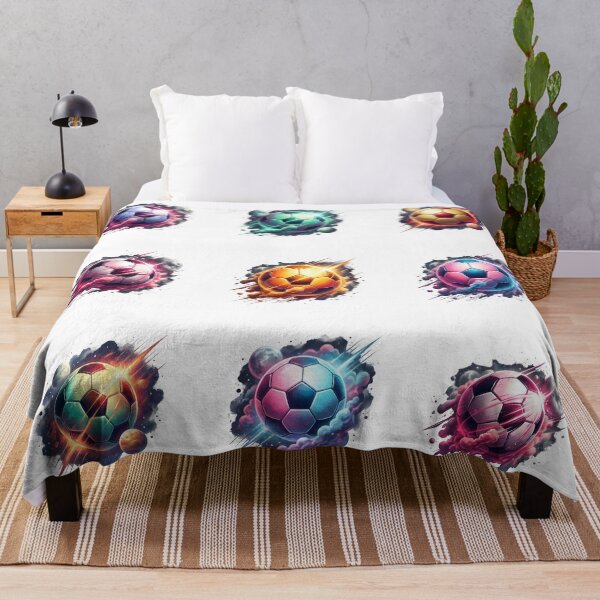 Item preview, Galactic Soccer Ball in Space – Vibrant Cosmic Football Art Design for Fans & Players designed and sold by SideKickCreates.