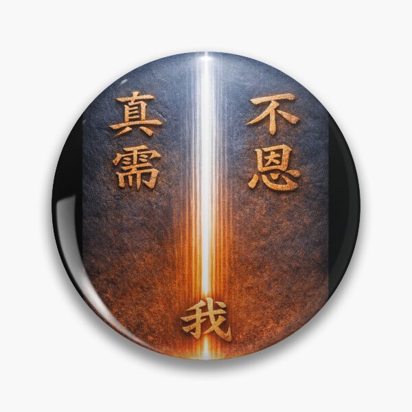 Item preview, RAW HUMAN - Truth & Presence | Ancient Chinese Calligraphy designed and sold by MarioZ137.