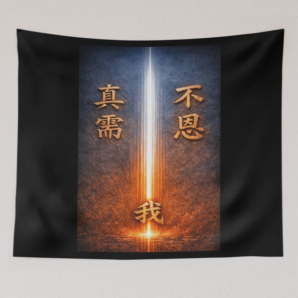 Item preview, RAW HUMAN - Truth & Presence | Ancient Chinese Calligraphy designed and sold by MarioZ137.