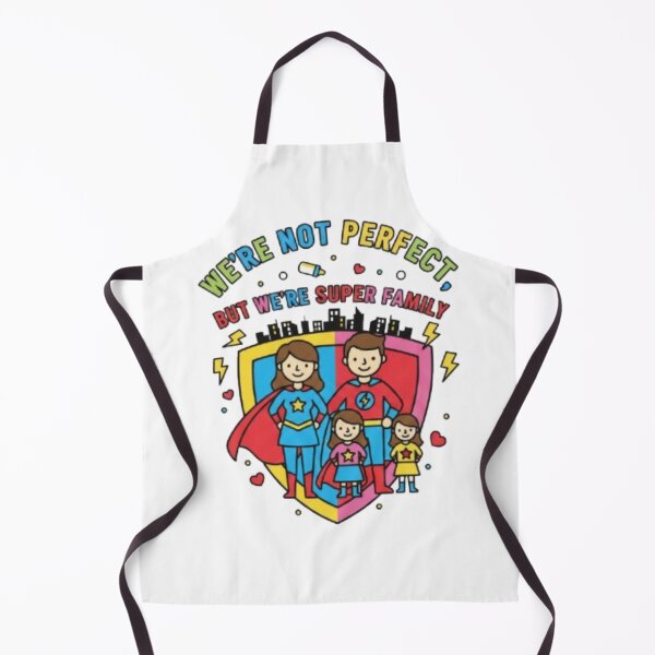 Item preview, WE ARE NOT PERFECT, BUT WE ARE SUPER FAMILY designed and sold by SquadWearCo.