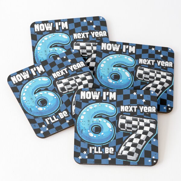 Item preview, Now I’m 6 Next Year I’ll Be 7 Checkered Flag Racing Birthday designed and sold by WilliaMaler.