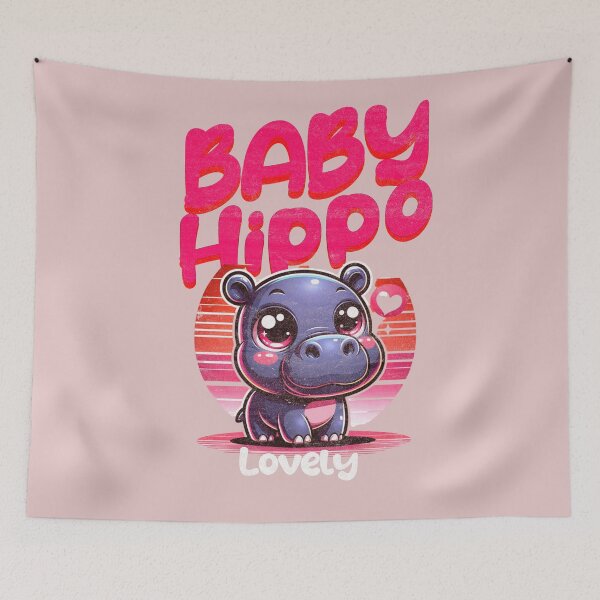 Item preview, baby  hippo designed and sold by KIDS-PRINTS.