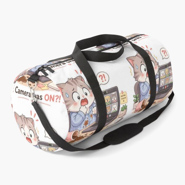 Item preview, Cat Online Meeting Camera Was On Work Panic Moment designed and sold by Sadia Jannat.